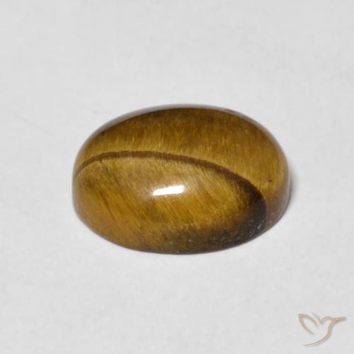 Olho de Tigre Gingerbread Marrom Natural 2.83ct, oval, Opaco