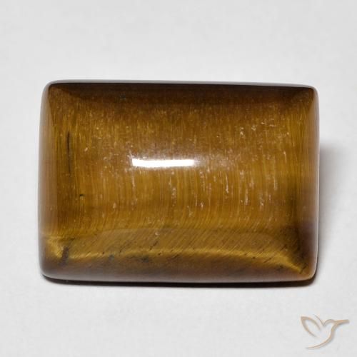 13.64ct Natural Marrom Quente Olho de Tigre, baguete, Opaco