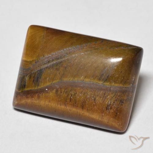 Olho de Tigre Marrom dourado Natural 12.94ct, baguete, Opaco