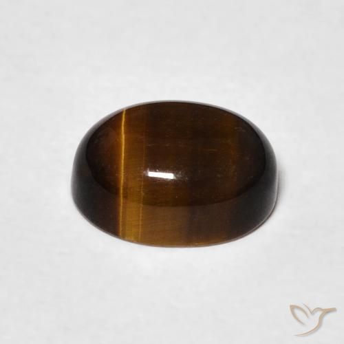 Olho de Tigre Marrom Quente Natural 2.04ct, oval, Opaco