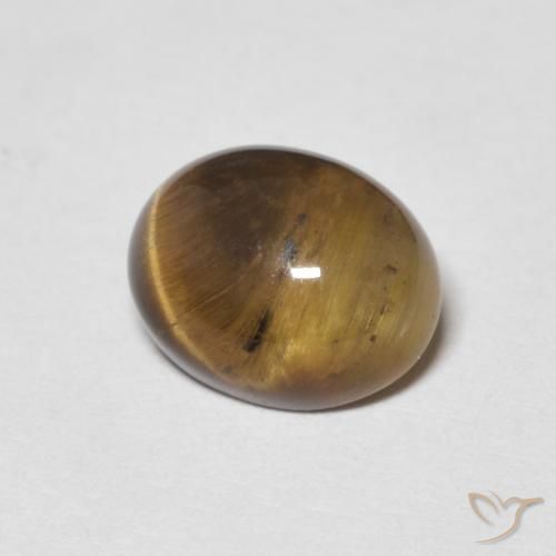 Olho de Tigre Marrom Quente Natural 2.01ct, oval, Opaco