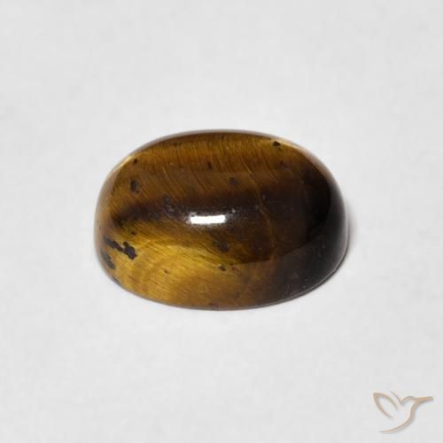 Olho de Tigre Castanho médio Natural 2.10ct, oval, Opaco