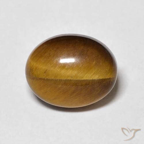 3.05ct Natural Marrom dourado Olho de Tigre, oval, Opaco