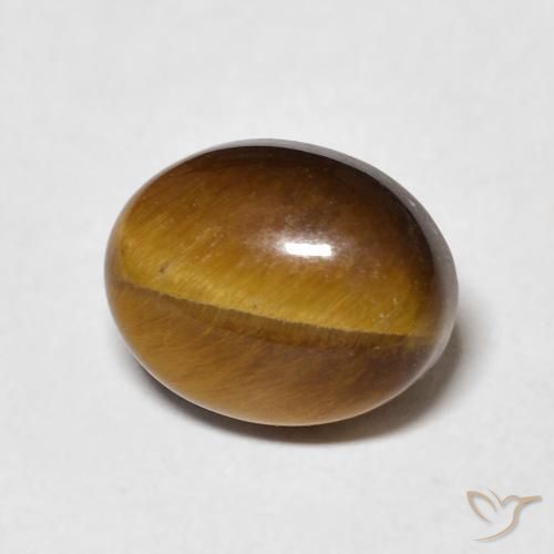 Olho de Tigre Marrom dourado Natural 3.05ct, oval, Opaco