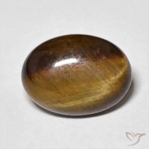 8.85ct Natural Marrom Quente Olho de Tigre, oval, Opaco