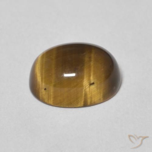 Olho de Tigre Castanho médio Natural 2.09ct, oval, Opaco