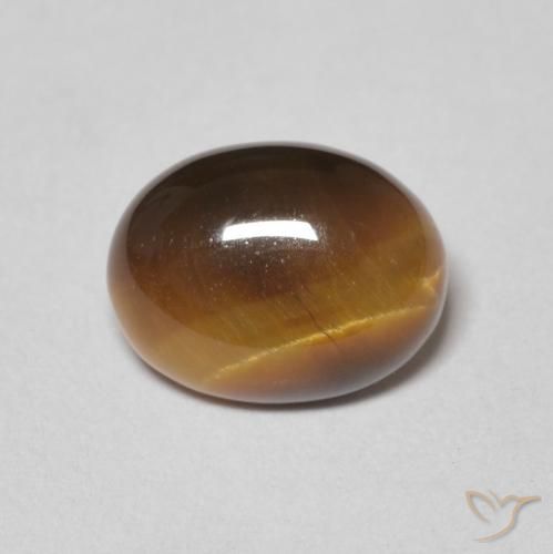 1.78ct Natural Marrom dourado Olho de Tigre, oval, Opaco
