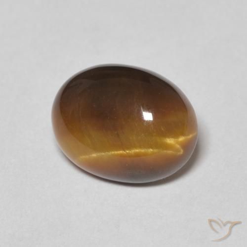 Olho de Tigre Marrom dourado Natural 1.78ct, oval, Opaco