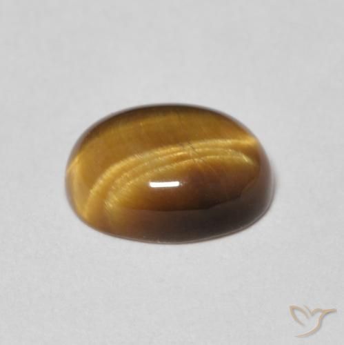 Olho de Tigre Marrom dourado Natural 1.78ct, oval, Opaco