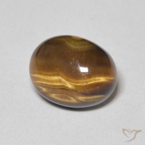 Olho de Tigre Marrom Quente Natural 2.09ct, oval, Opaco