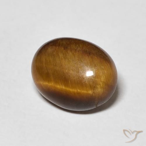 Olho de Tigre Marrom Quente Natural 2.62ct, oval, Opaco