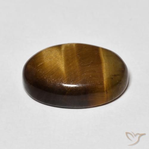 Olho de Tigre Marrom Quente Natural 8.66ct, oval, Opaco