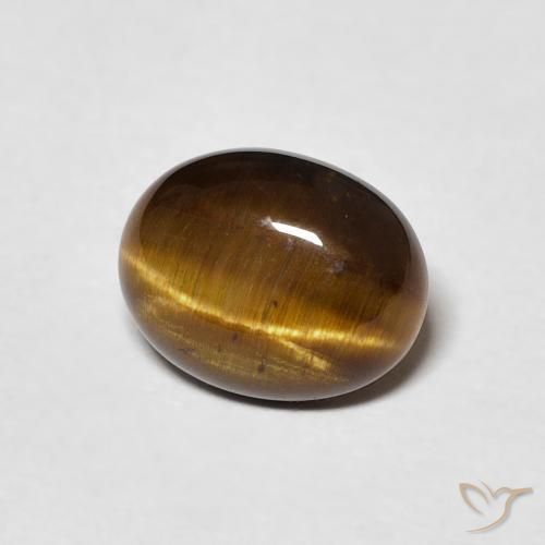 Olho de Tigre Marrom Quente Natural 1.68ct, oval, Opaco