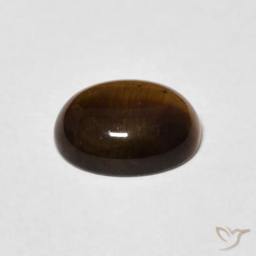 Olho de Tigre Marrom Quente Natural 1.68ct, oval, Opaco