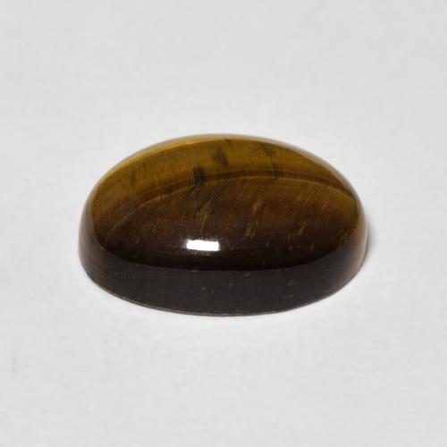 Olho de Tigre Marrom dourado Natural 5.06ct, oval, Opaco