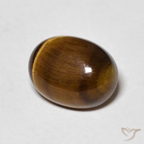 Olho de Tigre Marrom dourado Natural 2.16ct, oval, Opaco