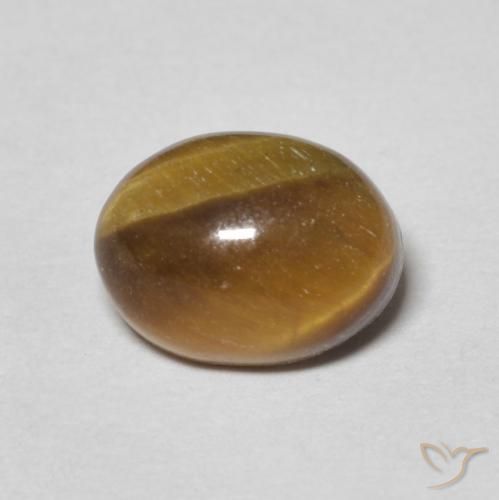 1.70ct Natural Castanho médio Olho de Tigre, oval, Opaco