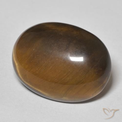 Olho de Tigre Marrom dourado Natural 13.59ct, oval, Opaco