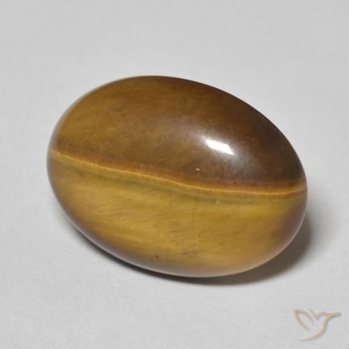 Olho de Tigre Marrom Quente Natural 9.64ct, oval, Opaco