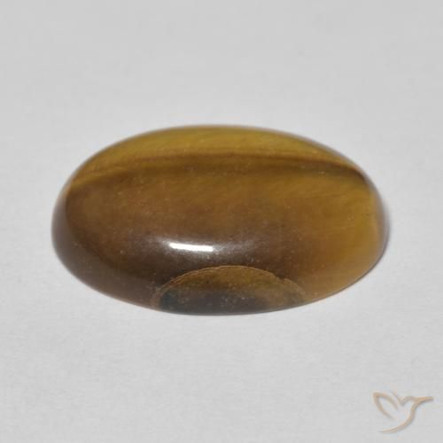Olho de Tigre Marrom Quente Natural 9.64ct, oval, Opaco