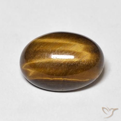 6.35ct Natural Castanho médio Olho de Tigre, oval, Opaco