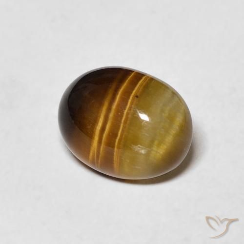 Olho de Tigre Marrom dourado Natural 1.82ct, oval, Opaco