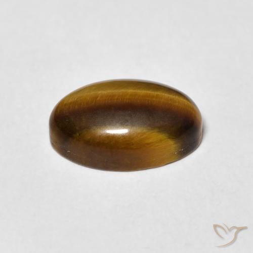 Olho de Tigre Marrom Quente Natural 4.04ct, oval, Opaco