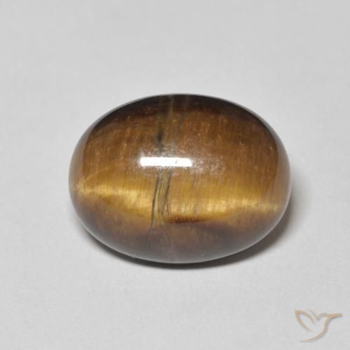 10.44ct Natural Castanho médio Olho de Tigre, oval, Opaco