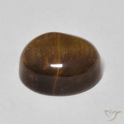 Olho de Tigre Marrom Quente Natural 6.12ct, oval, Opaco