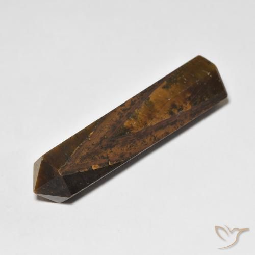25.96ct Natural Hickory Brown Olho de Tigre, Chique, Opaco