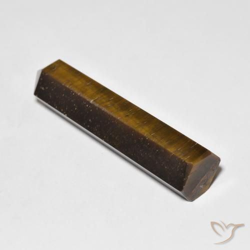 Olho de Tigre Hickory Brown Natural 25.96ct, Chique, Opaco