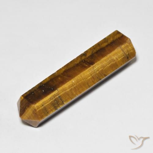 Olho de tigre lapidado a lápis 26,47 quilates, 35,5 x 9,8 mm da Tailândia, Photo A