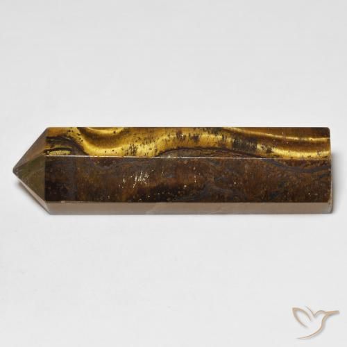 Olho de Tigre Marrom-amarelado Natural 36.44ct, Chique, Opaco