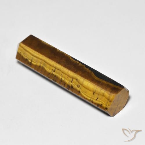 Olho de Tigre Medium Light-Brown Natural 28.24ct, Chique, Opaco