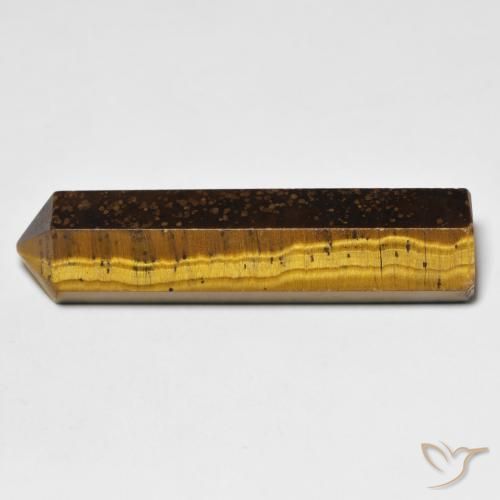 Olho de Tigre Medium Light-Brown Natural 28.24ct, Chique, Opaco