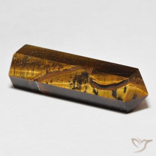 Olho de Tigre Marrom Quente Natural 22.41ct, Chique, Opaco