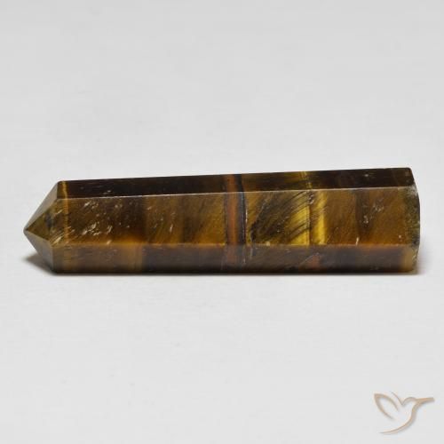 Tiger's eye marrom natural 26,11ct, forma extravagante, opaco