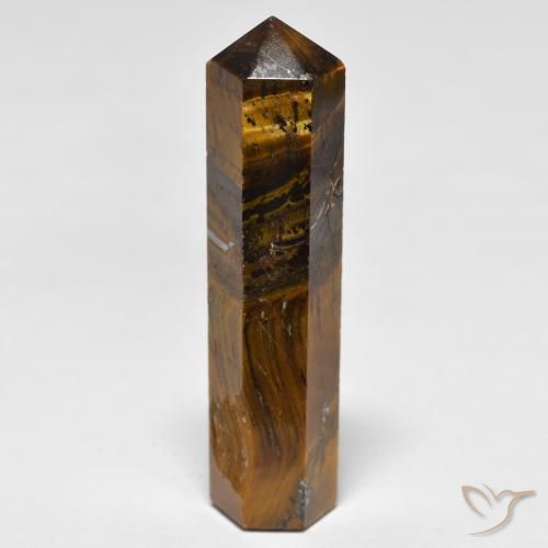 29.67ct Natural Medium Dark-Brown Olho de Tigre, Chique, Opaco