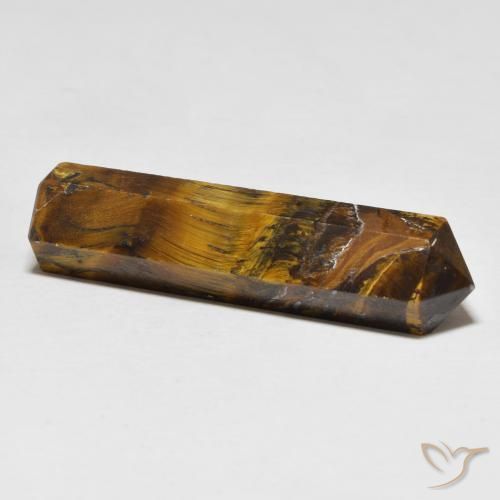 Olho de Tigre Medium Dark-Brown Natural 29.67ct, Chique, Opaco