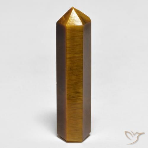22.03ct Natural Marrom-amarelado Olho de Tigre, Chique, Opaco
