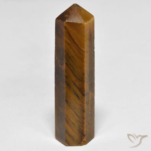 32.34ct Natural Medium Light-Brown Olho de Tigre, Chique, Opaco