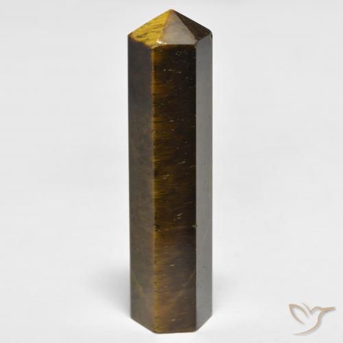 27.00ct Natural Marrom dourado Olho de Tigre, Chique, Opaco