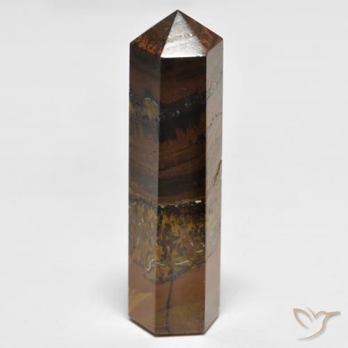 36.68ct Natural Marrom-amarelado Olho de Tigre, Chique, Opaco