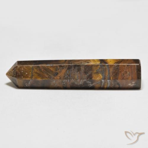 29.75ct Natural Marrom-amarelado Olho de Tigre, Chique, Opaco