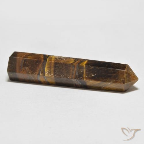 Olho de Tigre Marrom-amarelado Natural 29.75ct, Chique, Opaco
