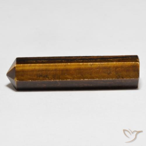 Olho de Tigre Medium Light-Brown Natural 33.34ct, Chique, Opaco