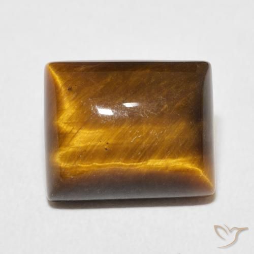 6.08ct Natural Gingerbread Marrom Olho de Tigre, baguete, Opaco