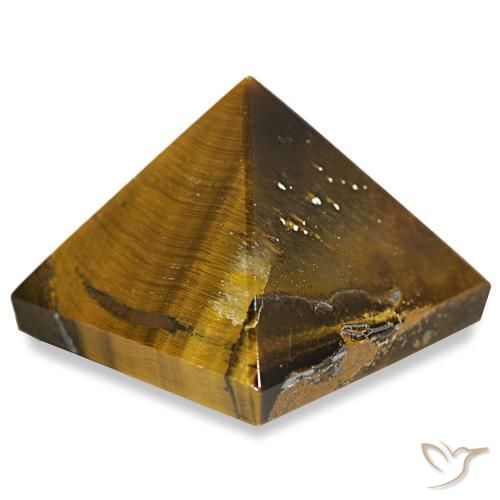Olho de Tigre Marrom dourado Natural 85.50ct, Quadrado, Opaco