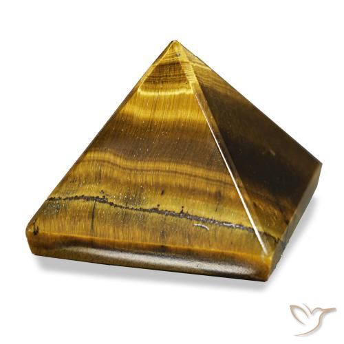 Olho de Tigre Marrom dourado Natural 80.21ct, Quadrado, Opaco