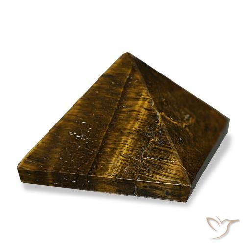 Olho de Tigre Gingerbread Marrom Natural 71.50ct, Quadrado, Opaco